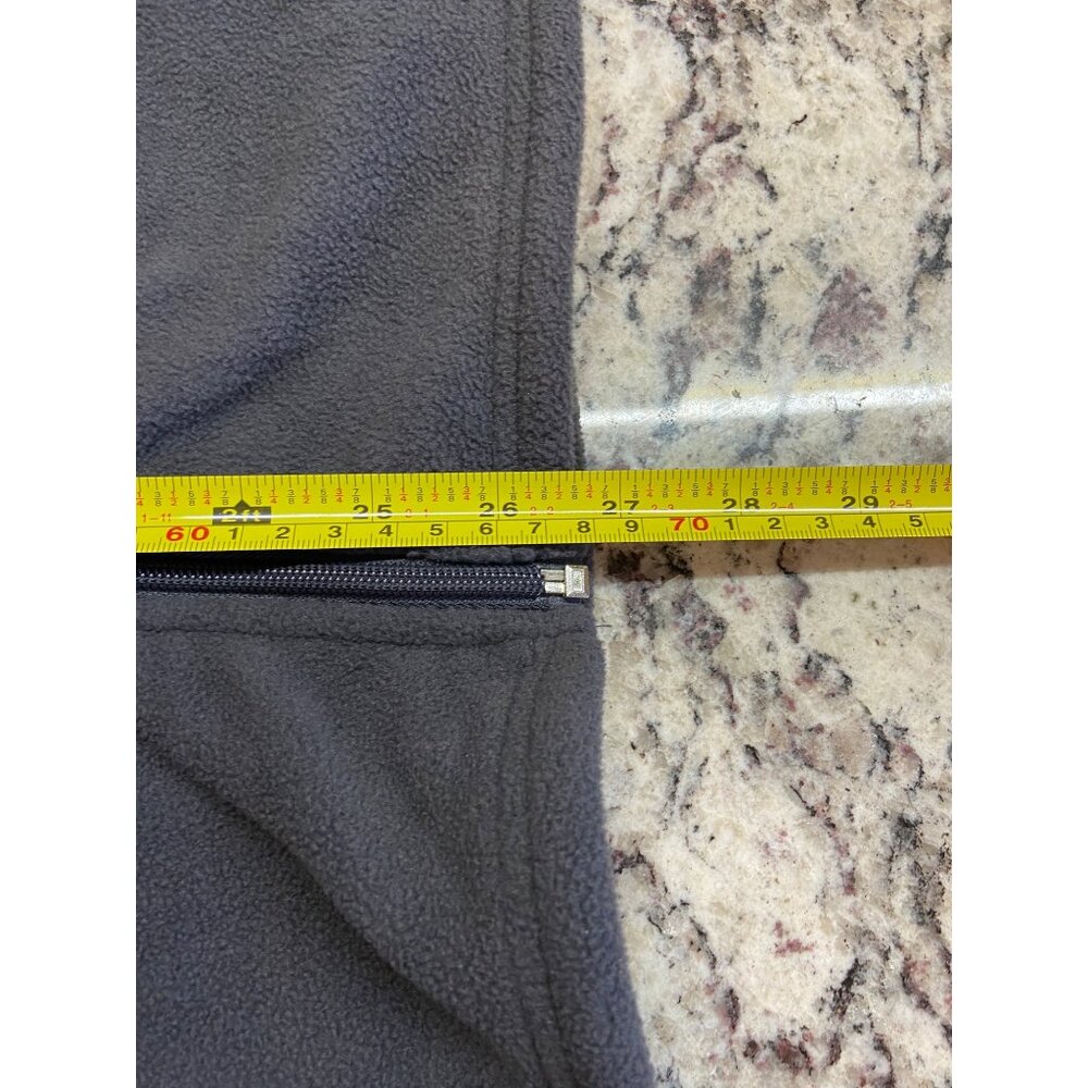 Fresh Womens Gray Fleece Vest Small Full-Zip Pockets Athletic - Picture 7 of 10